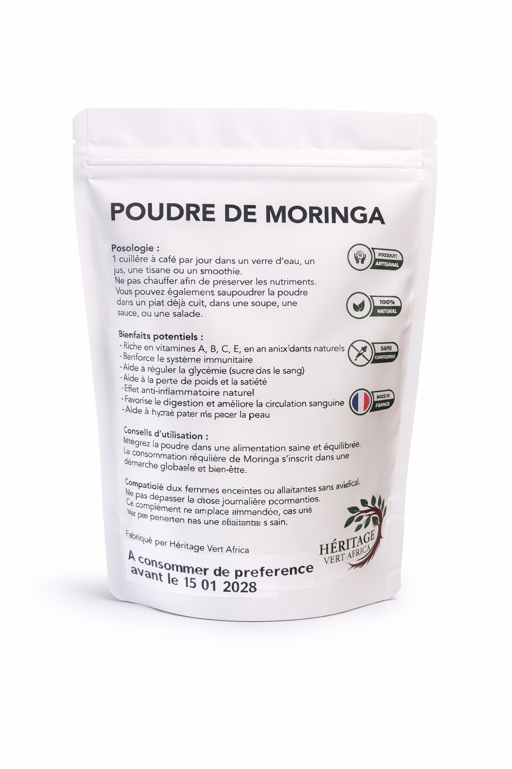 Poudre de Moringa - 125g